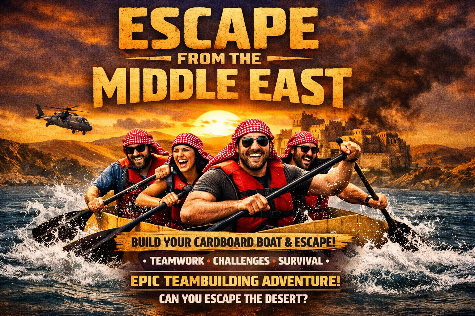 Escape from the Middle East - A Signature LionHeart Team-Building Adventure